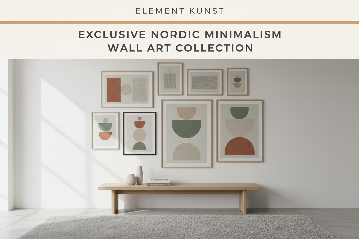 Element Kunst – Eksklusiv nordisk minimalisme til dine vægge