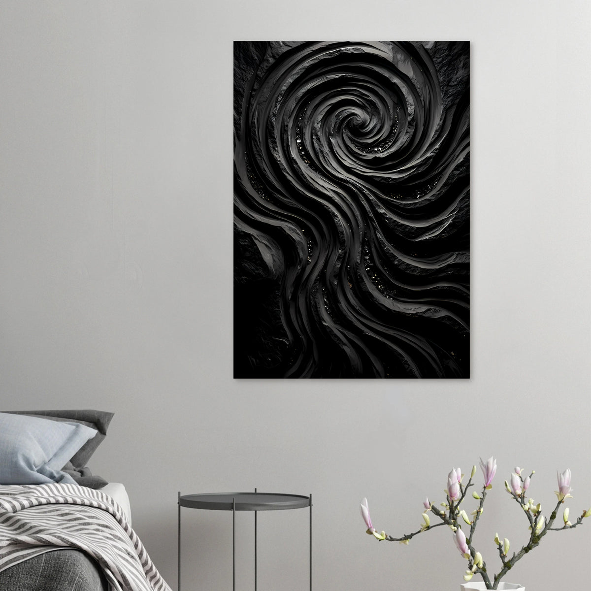 Malstrøm – kunstplakat i indretning