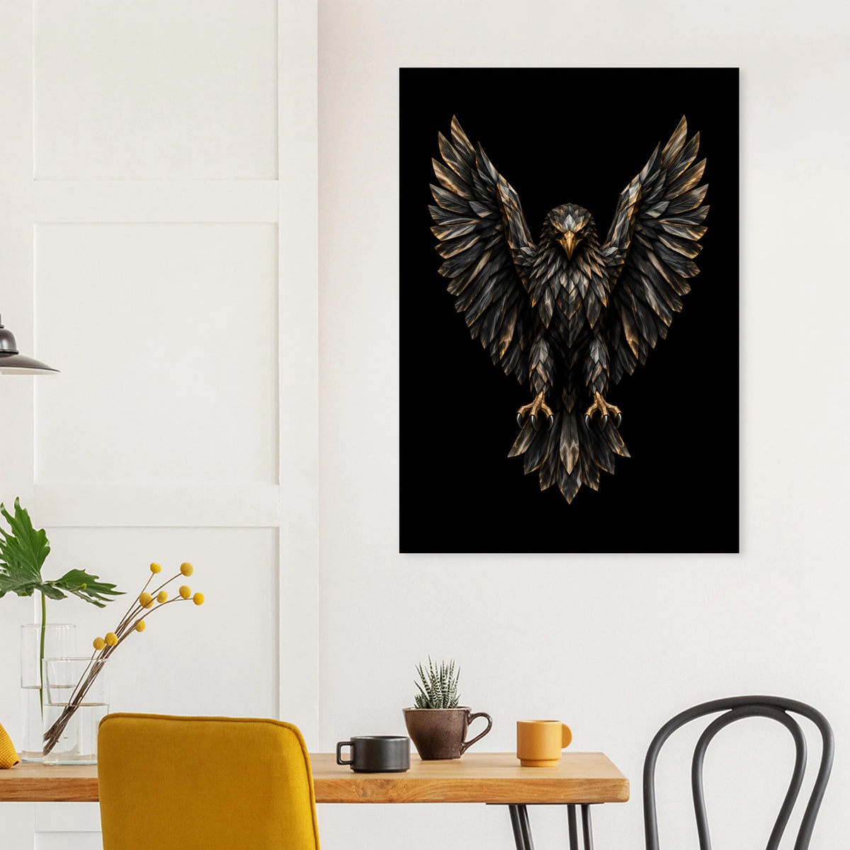 Ørnen af Horn – kunstplakat i indretning