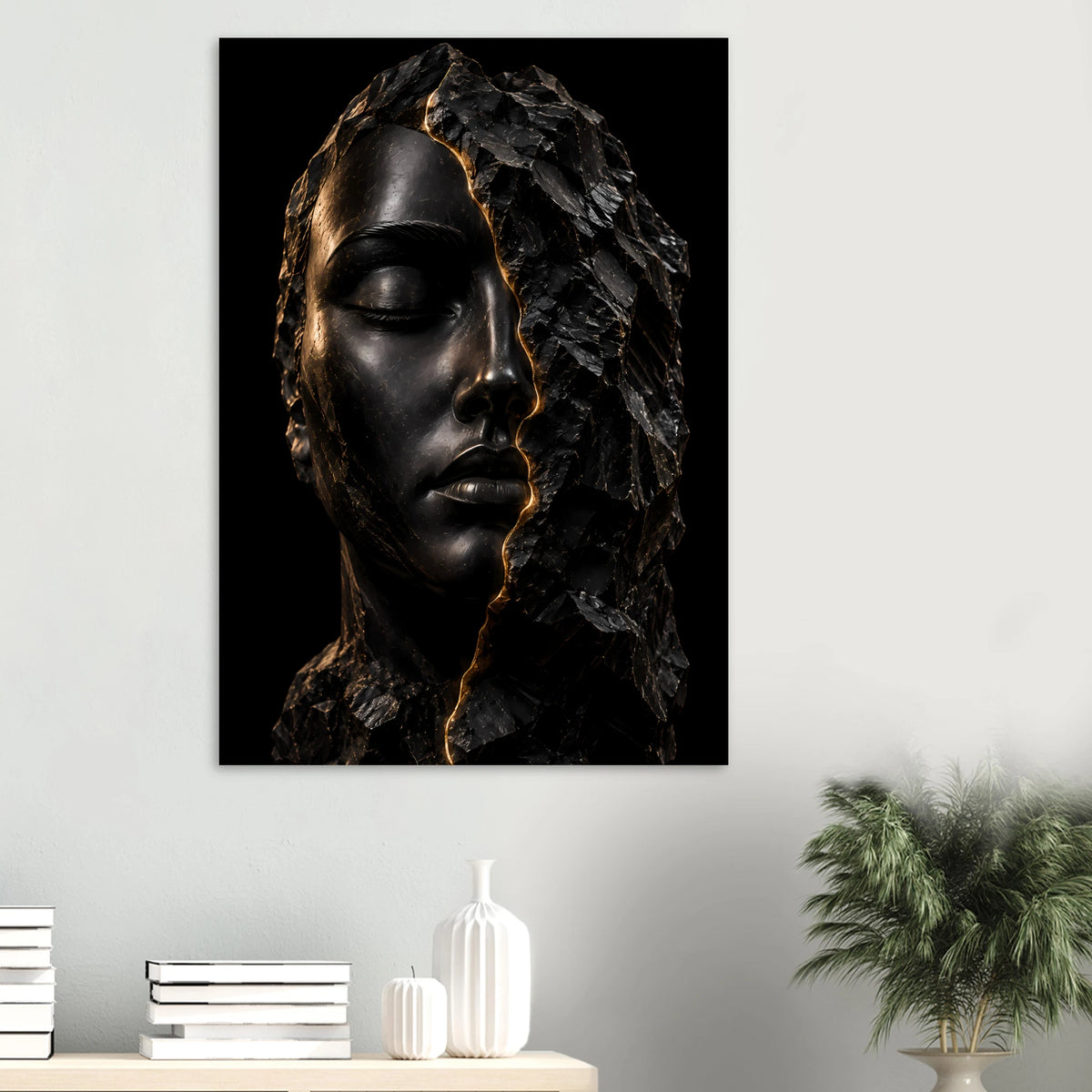 Den Ukendte – kunstplakat i indretning